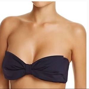Navy Kate Spade bow bikini top